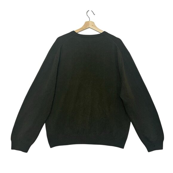 Club Room Men’s 100% Cashmere V-Neck Sweater Pullover XL Green - Picture 2 of 9